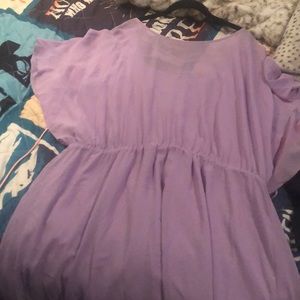 Purple new noir dress